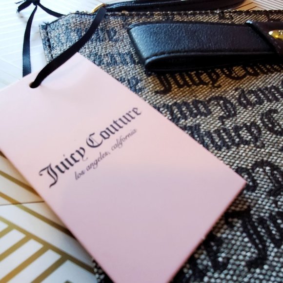NEW Juicy Couture "Peek a Bow" Gothic Status Wristlet - Picture 5 of 6